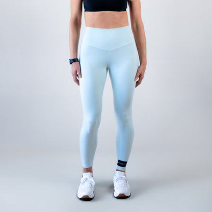 Recycled High Rise Legging Aqua