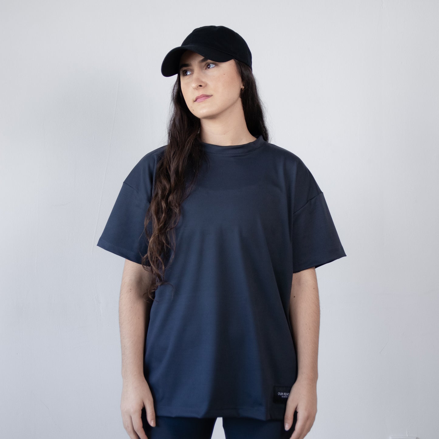 Recycled Oversized Crew Onyx